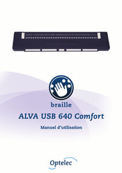 Optelec ALVA USB 640 Comfort Manuel D'utilisation