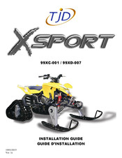 TJD X Sport 99XC-001 Guide D'installation