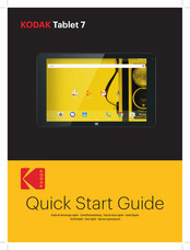 Kodak Tablet 7 Guide De Démarrage Rapide