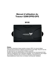 amparos M100 Manuel D'utilisation