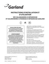 Garland IR36-380CL Instructions D'installation Et D'utilisation