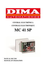 Dima Automatismos MC 41 SP Manuel D'utilisation