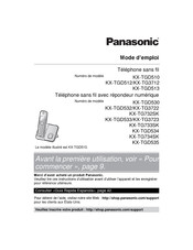 Panasonic KX-TG3723 Mode D'emploi