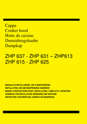 Zanussi ZHP 615 Instructions Pour L'installation, L'emploi Et L'entretien