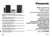 Panasonic SC-PMX9 Mode D'emploi