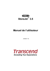 Transcend StoreJet 35 Série Manuel De L'utilisateur