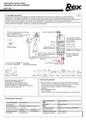 REX A4 11 45 Mode D'emploi