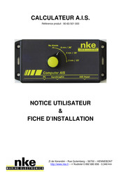 NKE 90-60-501-000 Notice Utilisateur
