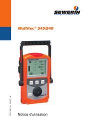 sewerin Multitec 540 Notice D'utilisation