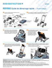 SPX Radiodetection RD1500 Guide De Démarrage Rapide