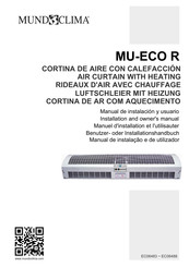 mundoclima MU-ECO R Manuel D'installation Et L'utilisauter