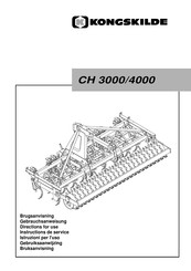 Kongskilde CH 3000 Instructions De Service