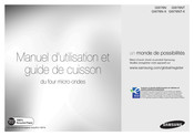 Samsung GW76N-X Manuel D'utilisation Et Guide De Cuisson