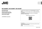 JVC KD-X360BTS Guide De Démarrage Rapide