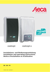 Steca Elektronik coolcept-x Notice D'installation Et D'utilisation