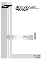 Samsung DVD-V6800 Manuel D'utilisation