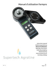 Supertech Agroline Farmpro Manuel D'utilisation