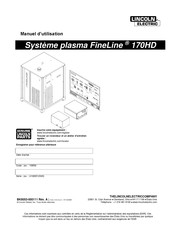 Lincoln Electric FineLine 170HD Manuel D'utilisation