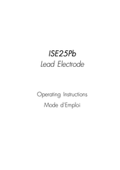 Radiometer Analytical ISE25Pb Mode D'emploi