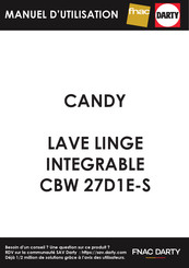 Candy CBW 27D1E-S Manuel D'utilisation