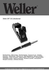 Weller WP 120 Mode D'emploi