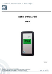 JRI SPY IP Notice D'utilisation