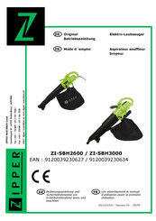 Zipper 9120039230634 Mode D'emploi