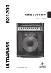 Behringer ULTRABASS BX1200 Notice D'utilisation