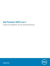 Dell P73F001 Guide D'installation Et De Caractéristiques