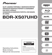 Pioneer BDR-XS07UHD Mode D'emploi