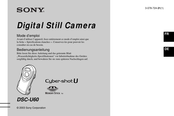 Sony Cyber-shot U DSC-U60 Mode D'emploi