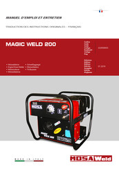 MOSA Weld MAGIC WELD 200 Manuel D'emploi Et Entretien