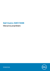 Dell Vostro 3268 Manuel Du Propriétaire