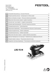 Festool LRS 93 G Notice D'utilisation D'origine