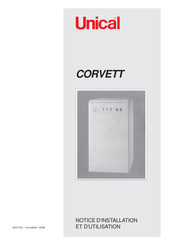 Unical CORVETT Notice D'installation Et D'utilisation