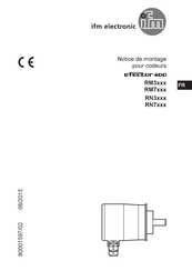 IFM Electronic Efector 400 RN7 Séries Notice De Montage