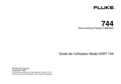 Fluke HART 744 Guide De L'utilisateur