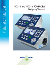 Mettler Toledo IND246 Guide D'installation