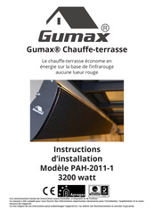 Gumax PAH-2011-1 Instructions D'installation