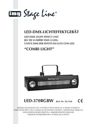 IMG STAGELINE COMBI LIGHT LED-370RGBW Mode D'emploi