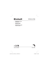 EINHELL 45.139.80 Instructions D'origine