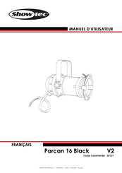 SHOWTEC Parcan 16 Black Manuel D'utilisateur