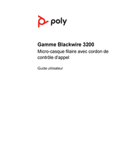 Poly Blackwire 3215 Guide Utilisateur