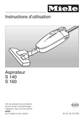 Miele S 160 Instructions D'utilisation