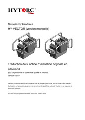 Hytorc HY-VECTOR Traduction De La Notice D'utilisation Originale