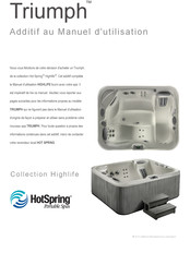 HotSpring HIGHLIFE TRIUMPH Additif Au Manuel D'utilisation