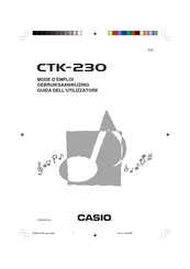 Casio CTK-230 Mode D'emploi
