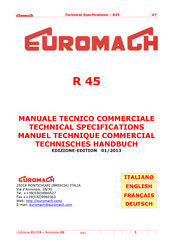EUROMACH R 45 Manuel Technique