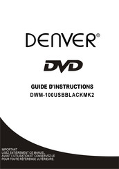 Denver DWM-100USBBLACKMK2 Guide D'instructions