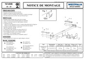 Westfalia SIARR 305337600001 Notice De Montage